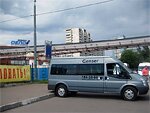 Бесплатный автобус Genser в пункт аренды автомобилей АрендаАвто-нрл на ул.Добролюбова
